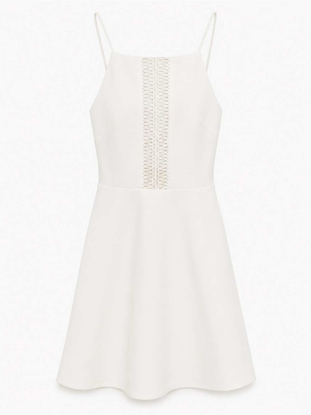 Keepsake the label White Cutout Open Back Flared Mini Dress Size XS